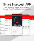 Smart Bluetooth APP interface for Smart BMS 4S 12V 100A LiFePO4 Battery Protection Module With UART Bluetooth Monitoring