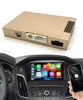 Wireless CarPlay And Android Auto Retrofit Kit Decoder For Ford 2013 2015 With Sync2 8 Inch LCD Screen MirrorLink in use