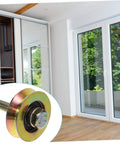50mm Heavy Duty Sliding Shower Door Rollers With U Shaped Track Replacement Wheels for industrial bathroom doors.