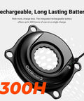 Dual Sided S10 Power Meter Spider For Easton 110 BCD 4 Bolt Crankset with Rechargeable Battery, 300 Hours Usage
