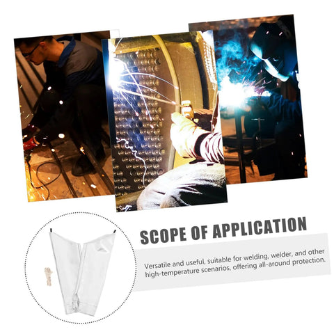 Badass Flame Resistant Heat Shield Arm Sleeves For Mechanics Tough As Nails Flexible Aluminum Foil Burn Guards shown in welding applications