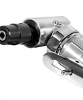 Detail of Right Angle Air Die Grinder, 22000Rpm Pneumatic Tool With 1/4 Inch Chuck And Flow Regulator, showing chuck and control lever.
