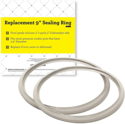 9 Inch Fagor Pressure Cooker Replacement Gasket Pack Of 2 Silicone Sealing Ring For Most Fagor Stovetop Models