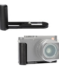 Heavy Duty Metal Hand Grip For Leica Q3 Handgrip Secure Handle Bracket With Grippy Anti Slip Pads Arca Swiss Quick Release Plate