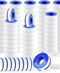 100 Rolls PTFE Teflon Tape 1/2 Inch By 520 Inch Plumber Tape Waterproof Sealant For Pipe Fittings Shower Heads Thread Sealing White