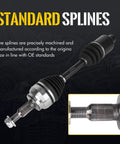CV Axle Shaft Assembly For Dodge Ram 1500 Front 4WD 2002 2010 And 2011 Ram 1500 OE Replacement 66 3404 close-up view