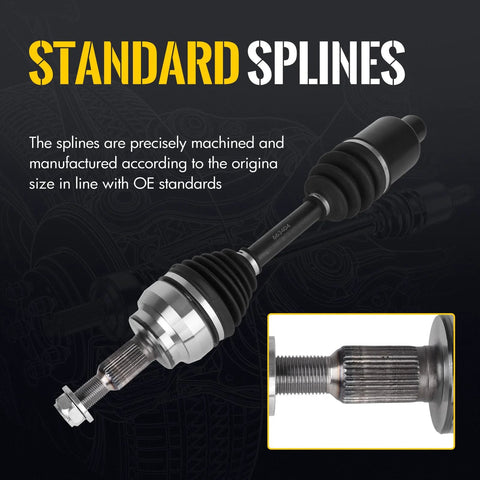 CV Axle Shaft Assembly For Dodge Ram 1500 Front 4WD 2002 2010 And 2011 Ram 1500 OE Replacement 66 3404 close-up view