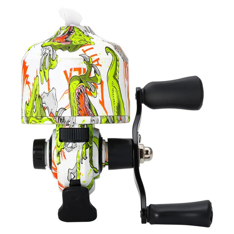Spincast Fishing Reel Size 30 with Right or Left Hand Retrieve, 3.9:1 Gear Ratio, Pre-Spooled, Stainless Steel Dual Line Pickup