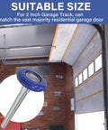 12 Pack Nylon Garage Door Rollers With 1.8 Inch Wheels For 2 Inch Track And 4.25 Inch Stems Heavy Duty Quiet Rollers Featuring Sealed 6200ZZ Precision Bearings For Smooth Low Noise Operation Blue