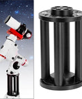 Height Extension Pole For Equatorial Telescope Mount Black 200mm Metal Construction Easy Install Astronomy Accessory shown in use