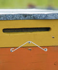 Get Your Bees Buzzing With These Sturdy 10 Pc Beehive Frame Spring Clamps And Curved Clips For Easy Beekeeping Tool Kit Setup And Fastener Jobs on yellow hive