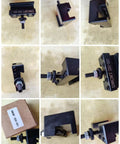CNC Lathe Tool Holder Quick Change Black Steel shown from various angles and configurations, compatible with 250-001 kits.