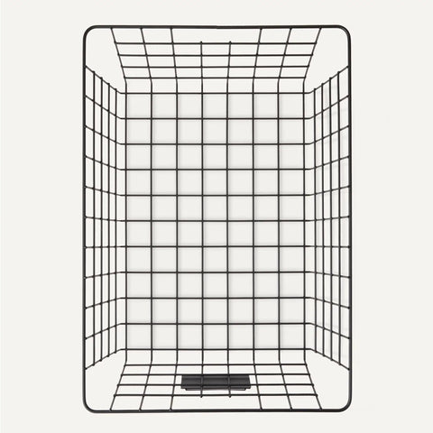 Top Shelf Wire Storage Baskets For Keeping Your Closets Nifty And Neat Powder Coated Rust Resistant Quality No Sweat Setup With Quick Id Cards Comes In Crate Pack Of Six Black Household Organizers