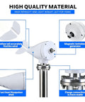 Components of 2000W Wind Turbine Generator Kit With Eight Blade Wind Power Generator 12V 24V 48V 220V Charge Controller MPPT