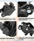 High strength alloy steel Quick Change Hitch Attachments for Mini Excavators up to 3 Tons, No Brainer Hook Coupler System