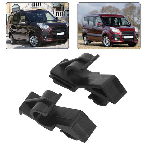 Parcel Shelf Clip Rear Mount Holder Trim Clip ABS OEM Replacement 71719952 71719953 shown with compatible vehicles