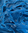 Blue lithium complex grease, multipurpose lubricant NLGI 2 EP high temperature, close-up texture, automotive construction use