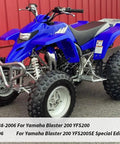 Blue Yamaha Blaster 200 YFS200 1988-2006 model showcasing durable design for Engine Transmission Bearings And Seals Kit