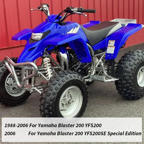 Blue Yamaha Blaster 200 YFS200 1988-2006 model showcasing durable design for Engine Transmission Bearings And Seals Kit