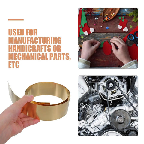 Thin Brass Sheet Roll And Brass Foil For DIY Jewelry Making And Craft Projects For handcrafts and mechanical parts
