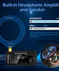 Mini Pocket Radio With Si4732 ATS All Band Receiver showcasing headphone amplifier and BB antenna