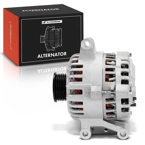 Alternator Replacement For Ford F150 And Focus 2000 2004 12V 110A Clockwise Six Groove Pulley Direct Fit Easy Install Part 8447N