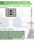 Premium Replacement Vacuum Filter Kit for ZU560 ZU561 ZU562 ZU572 UV650 UV725 ZU660 CU530 UV730 Lift Away Upright Vacuums displayed.