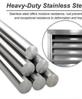 Heavy-duty stainless steel materials for Built To Last Louvered Drywall Vent Grill With Slim Profile And No Sweat Mounting.