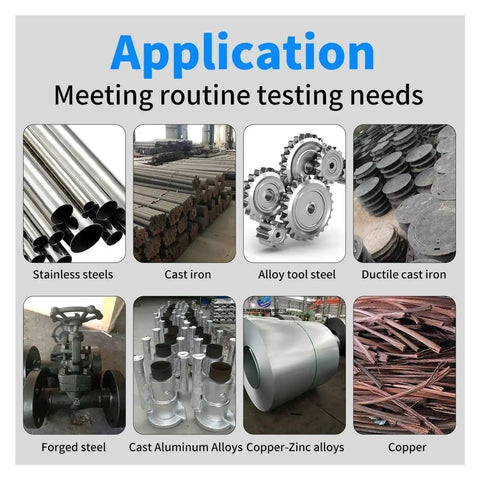 The Legit Pick Portable Leeb Hardness Tester Crushes Metal And Steel Testing With Straight Precision Multi Format Conversion And Big Screen Readings For Boss Level Quality Control applications with various metal materials.