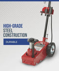 22 Ton Quick Lift Air Hydraulic Service Floor Jack For Heavy Duty Cars Trucks And SUVs With Rapid Rise Durable Steel Construction