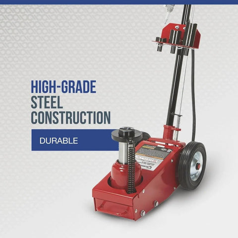 22 Ton Quick Lift Air Hydraulic Service Floor Jack For Heavy Duty Cars Trucks And SUVs With Rapid Rise Durable Steel Construction