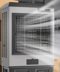 Beat The Heat For Real With This Portable Swamp Cooler featuring 360 degree swivel and misting in a modern design.