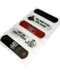 Scarface Fandages Collectible Fashion Bandages Set Of 25 Latex Free Sterile Bandages With Stylized Artwork Perfect For Fans And Collectors Five Sheets Of Five Bandages Each, five bandages on sheet