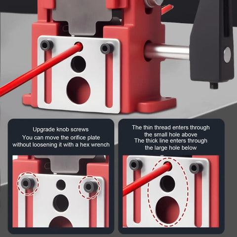 Heavy Duty Manual Double Drive Wire Stripper Machine with adjustable orifice plate for efficient wire processing.