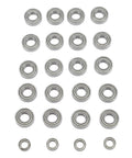 Lightweight RC Wheel Hub Ball Bearings Set For Model Cars With Low Friction And Enhanced Durability, Ideal For ZD Racing layout