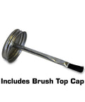 Brush top cap for Nickel Anti Seize Lubricant For High Temperature Applications Up To 2600 Degrees Fahrenheit 16 oz Jar