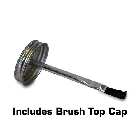 Jar cap with attached brush for Copper Anti-Seize Lubricant Compound, 8 Oz Jar With Brush, High Temp Up To 1800 Degrees Fahrenheit
