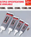 All-Purpose Craft Glue for Jewelry Making and DIY Projects, Ultra Strong, Transparent Waterproof Adhesive for Rhinestones, Fabric, Clothes, Shoes, and Phone Repairs, 2 Pack 15ml, showing multiple size options including 110ml, 50ml, 25ml, 15ml, 3ml tubes.