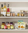 Three Pack Lazy Susan Turntable Organizer Set For Cabinets Pantry Fridge And Countertop Storage Makes Kitchen Organization A Breeze