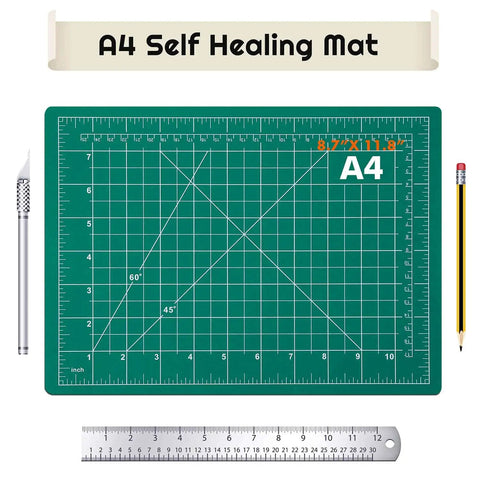 Top Tier Self Healing Rotary Cutting Mat 9 By 12 Inches Double Sided 5 Ply Craft Board For Sewing Quilting And Fabric Projects Shoots Crisp Lines Every Time Hella Smooth Surface Keeps Your Blades Fresh And Ready For Any DIY Hustle