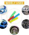Blue Must-Have Spiral Cable Wrap 16.4 Ft Durable PP Spiral Cable Protector in multi-use environments