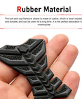 Badass 3D Rubber Fishbone Motorcycle Tank Pad With Grippy Antislip Knee Grip For Universal Street Bike Fuel Tanks Custom Black Pro Ride Armor Sticker held in hand