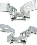 Chrome Door Hinge Set Pair For Ford Transit Connect 2010 2013 Left Driver And Right Passenger Upper Hinges OE Replacement