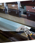 Manual Metal Bender Tool With Straight Jaw, Hand Seamer used for bending and seaming metal sheet in tight workspace.