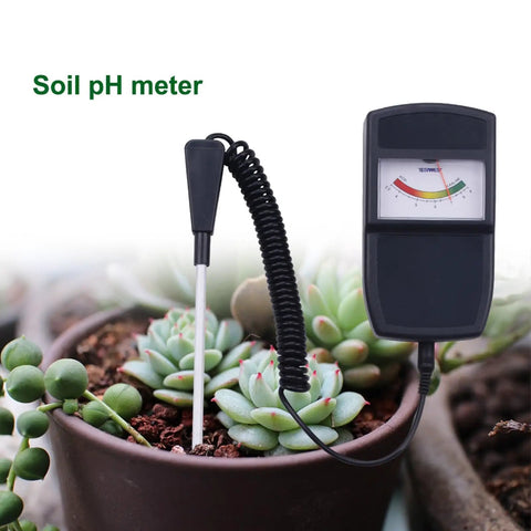 Soil PH Tester Meter With Probe For Garden Lawn Farm Plants High Precision Quick PH Readings No Battery Needed Auto Power