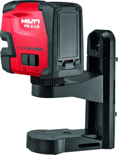 Green Beam Line Laser PM 2 LG with horizontal and vertical alignment on stand, compact design