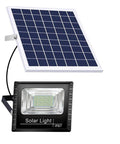 JUDYSSY Solar Flood Lights 65W100W120W150W, Solar Security Lights Led High Pow, solar panel and LED light IP67 waterproof design.