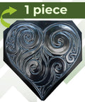 Heart Shaped Concrete Pathmaker Mold For DIY Garden Walkway Pavers And Stepping Stones ABS 2mm Durable Cement Mold