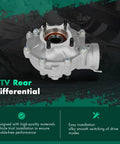 Heavy Duty Rear Final Gear Differential Assembly Fits Honda Rancher 420 Atv 2007 To 2013 Factory Spec Replacement 41300Hp560 view of assembled unit with bolts