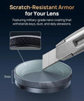 Scratch-resistant Polarizing CPL Filter For A810 Lite T800 And T800E Dash Cams With Snap On Design being tested with a blade